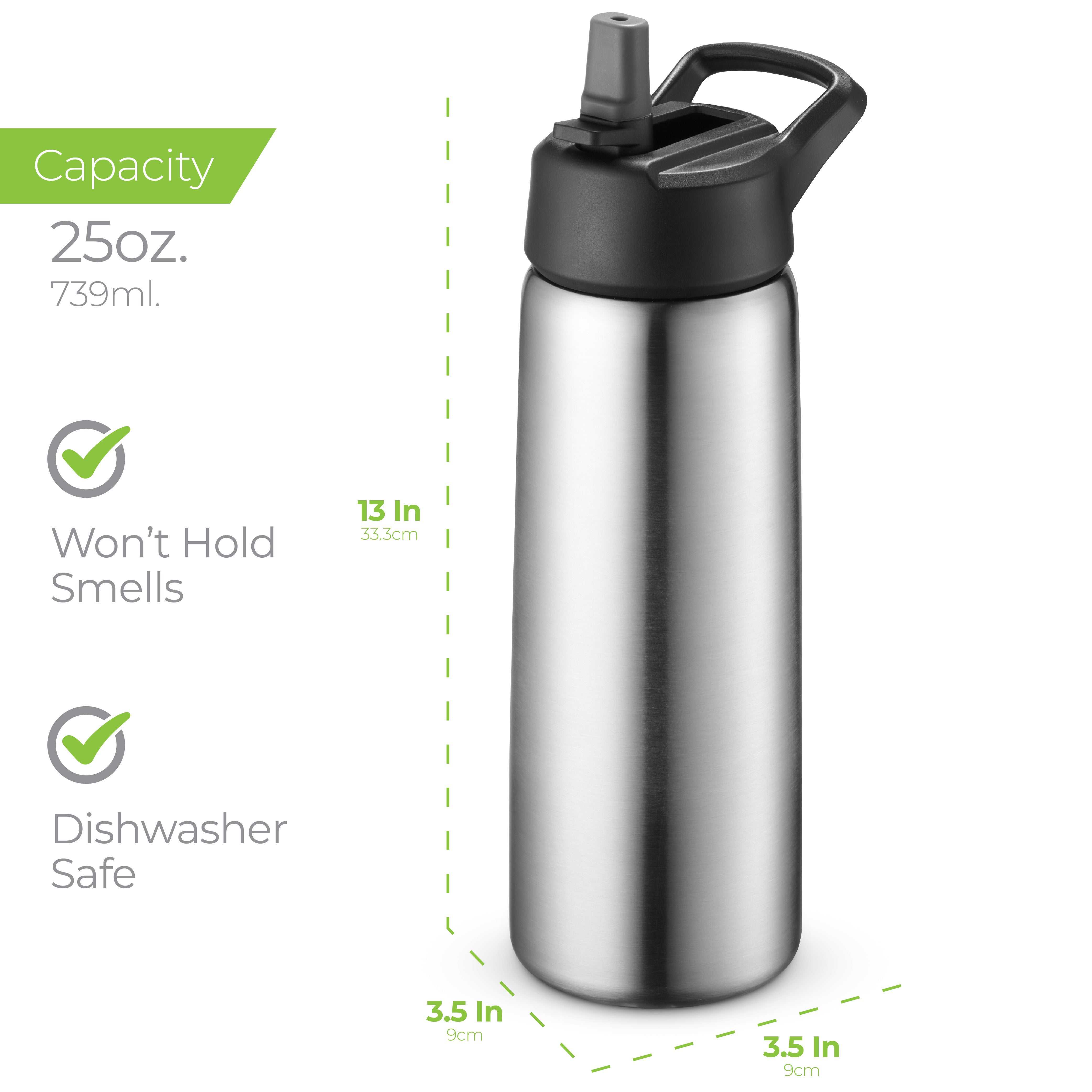 Insulated Water Bottle 25oz Stainless