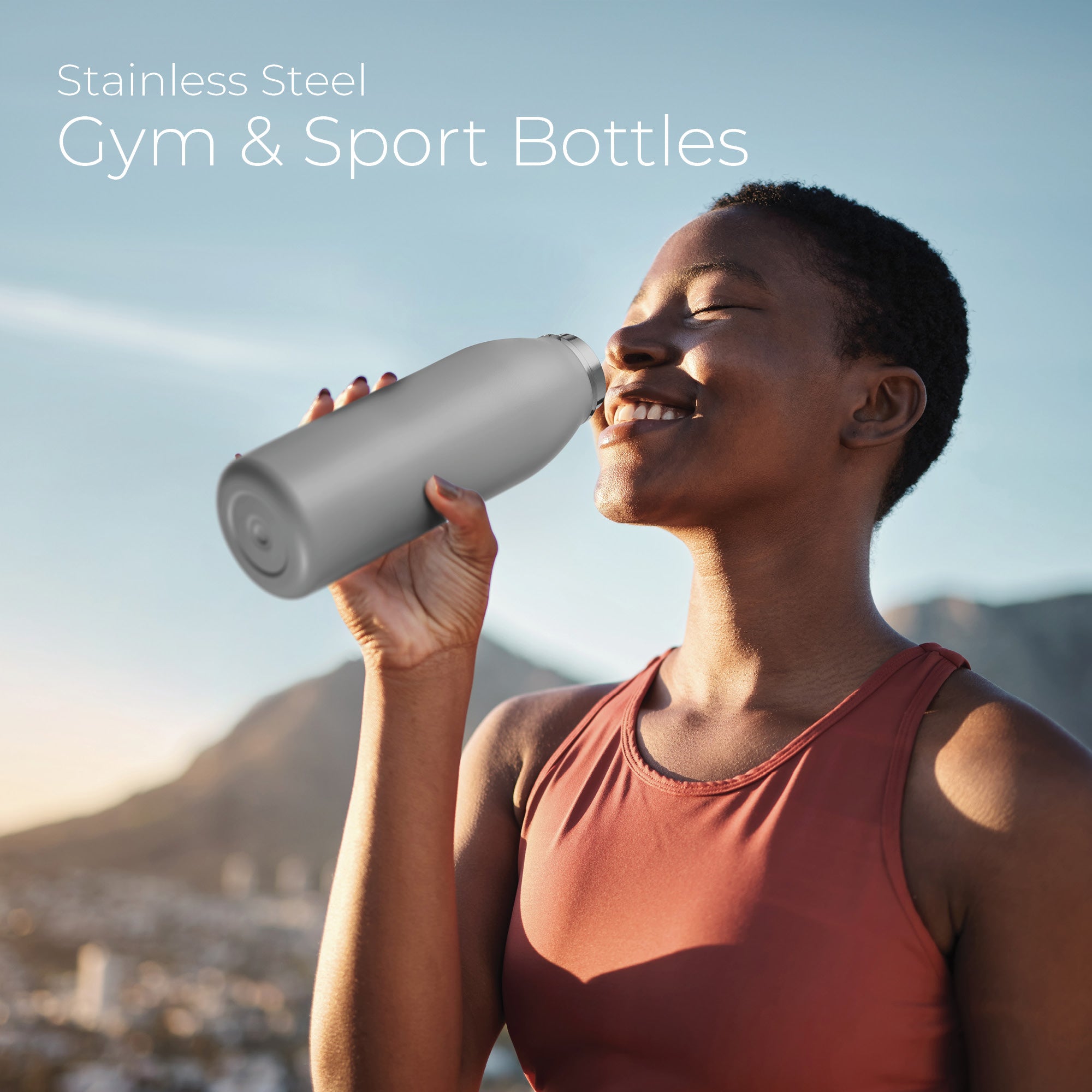 Loop Water bottle 32oz. Gray