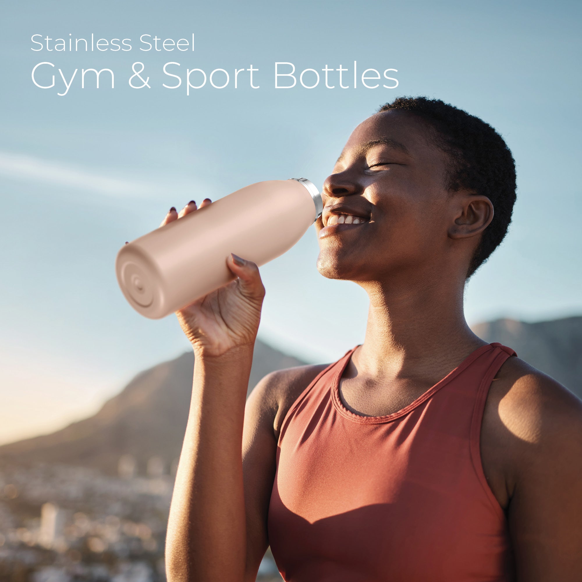 Loop Water bottle 32oz. Peach