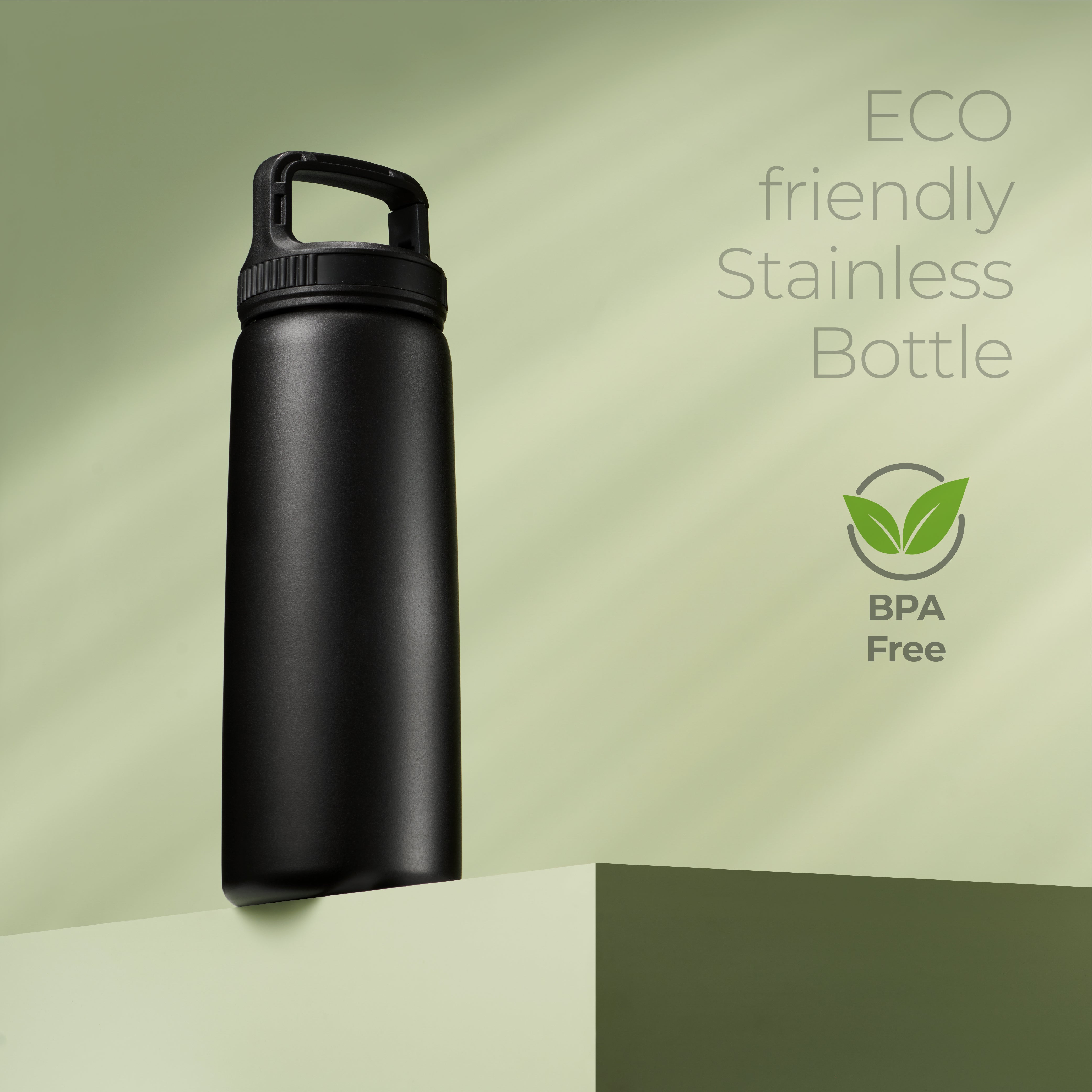 Insulated Water Bottle 25oz Black