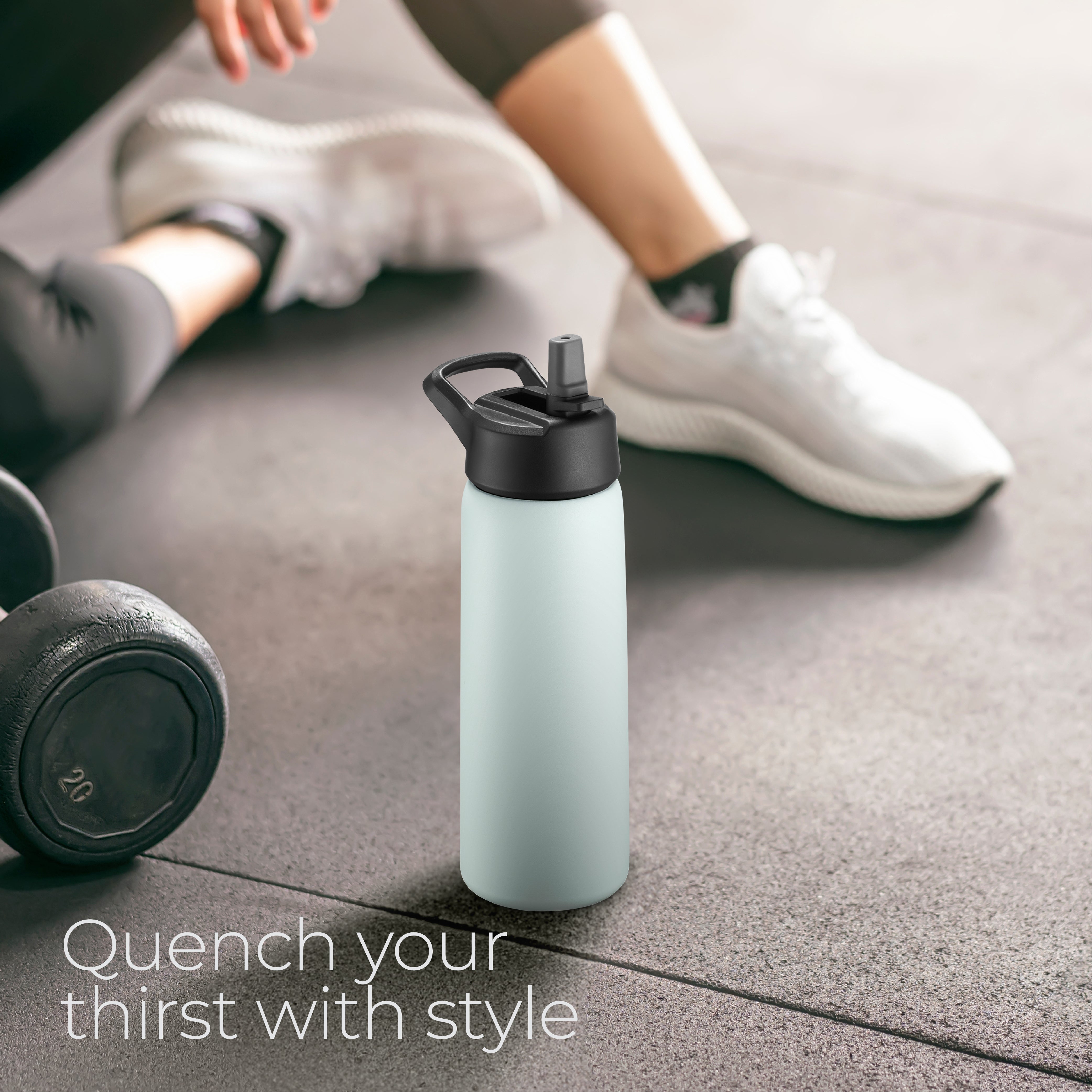 Insulated Water Bottle 25oz Blue