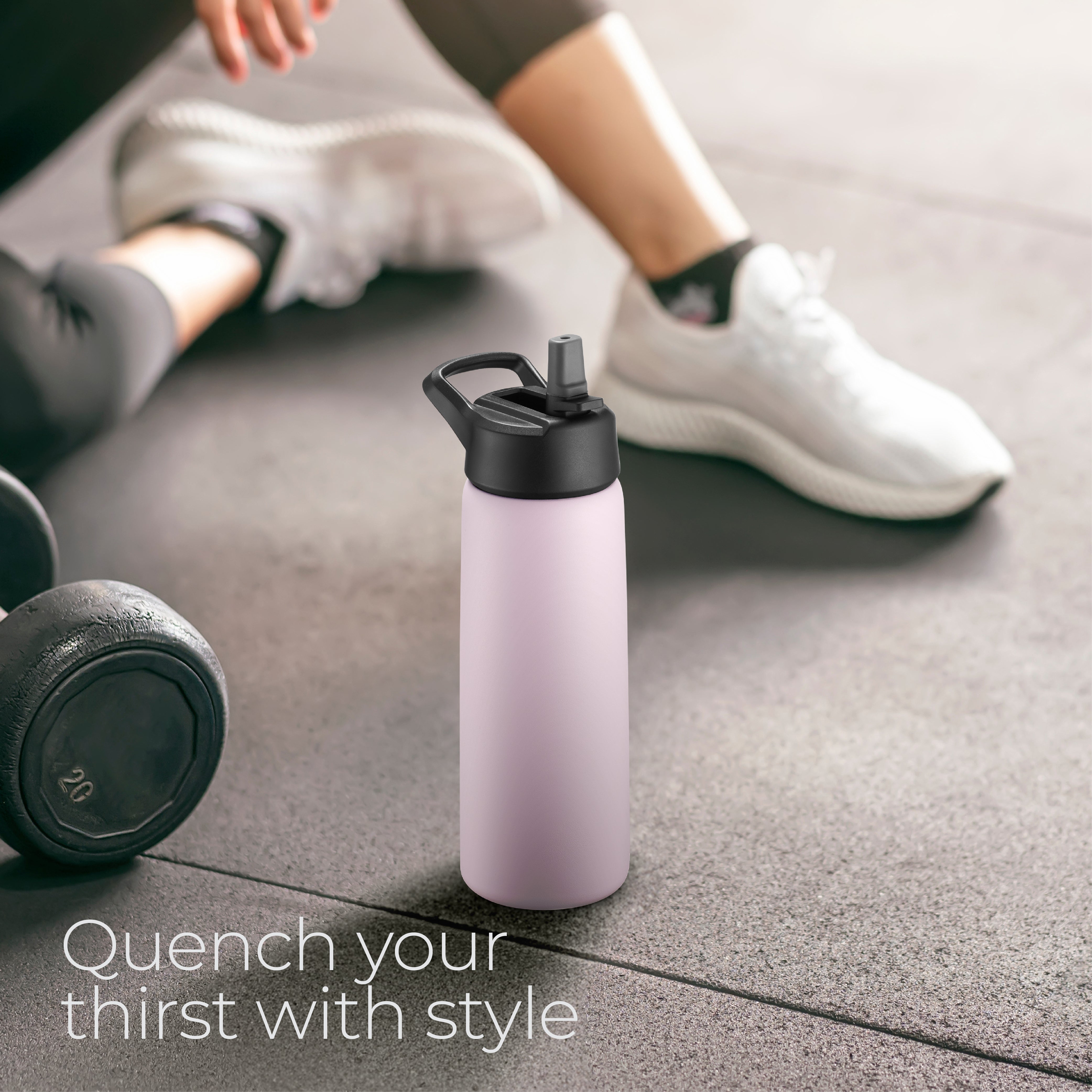 Insulated Water Bottle 25oz Pink