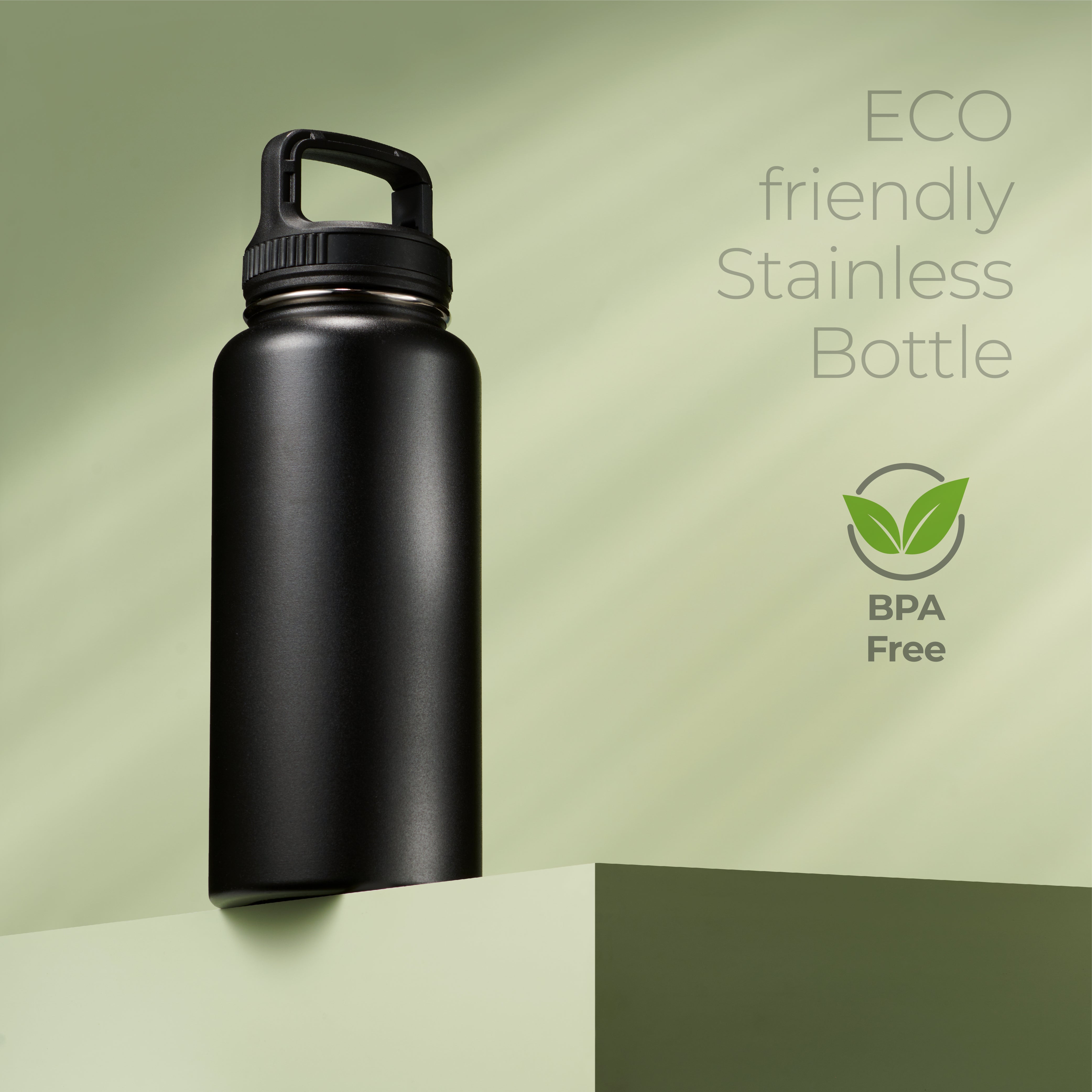 Insulated Water Bottle 32oz Black