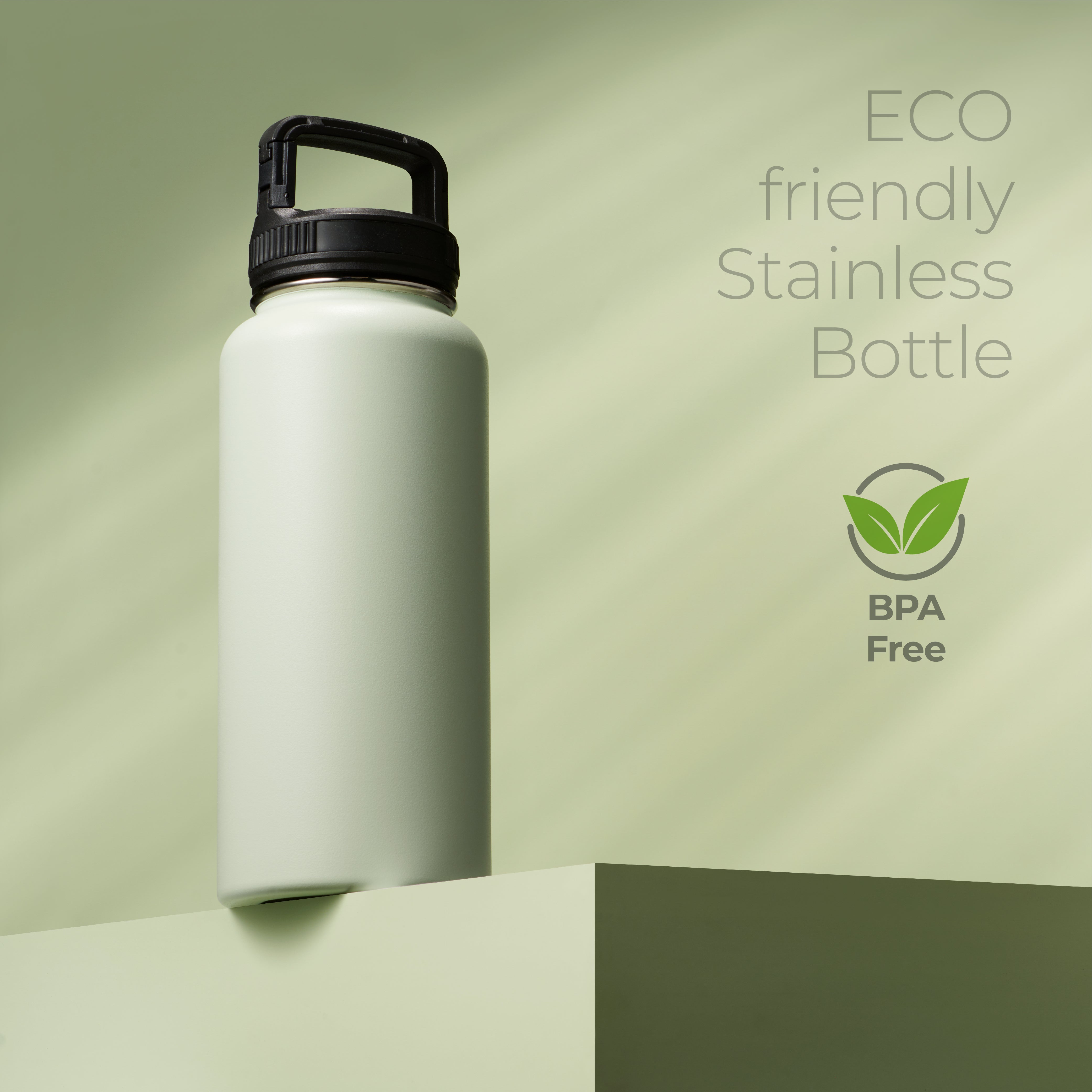 Insulated Water Bottle 32oz Green