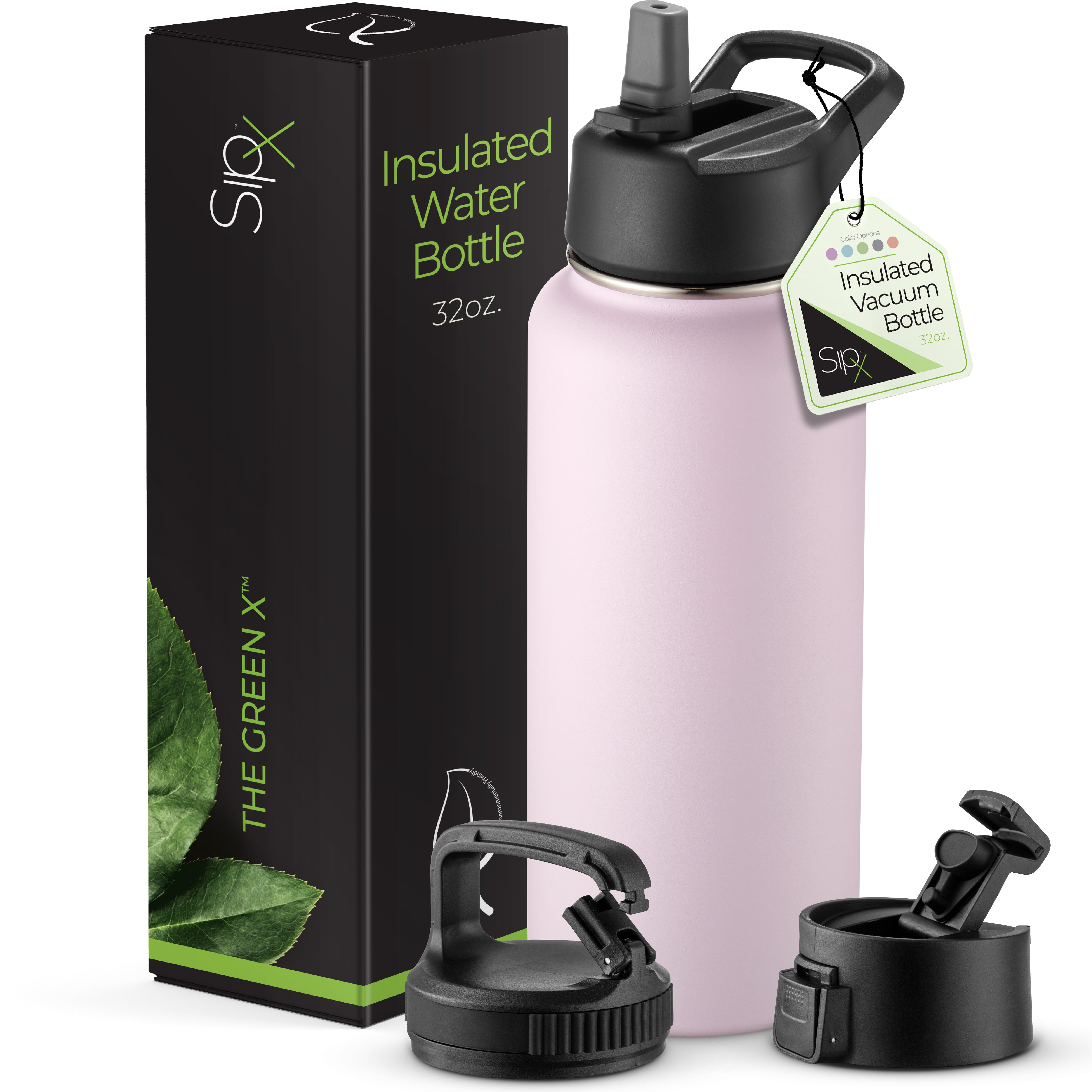 Insulated Water Bottle 32oz Pink