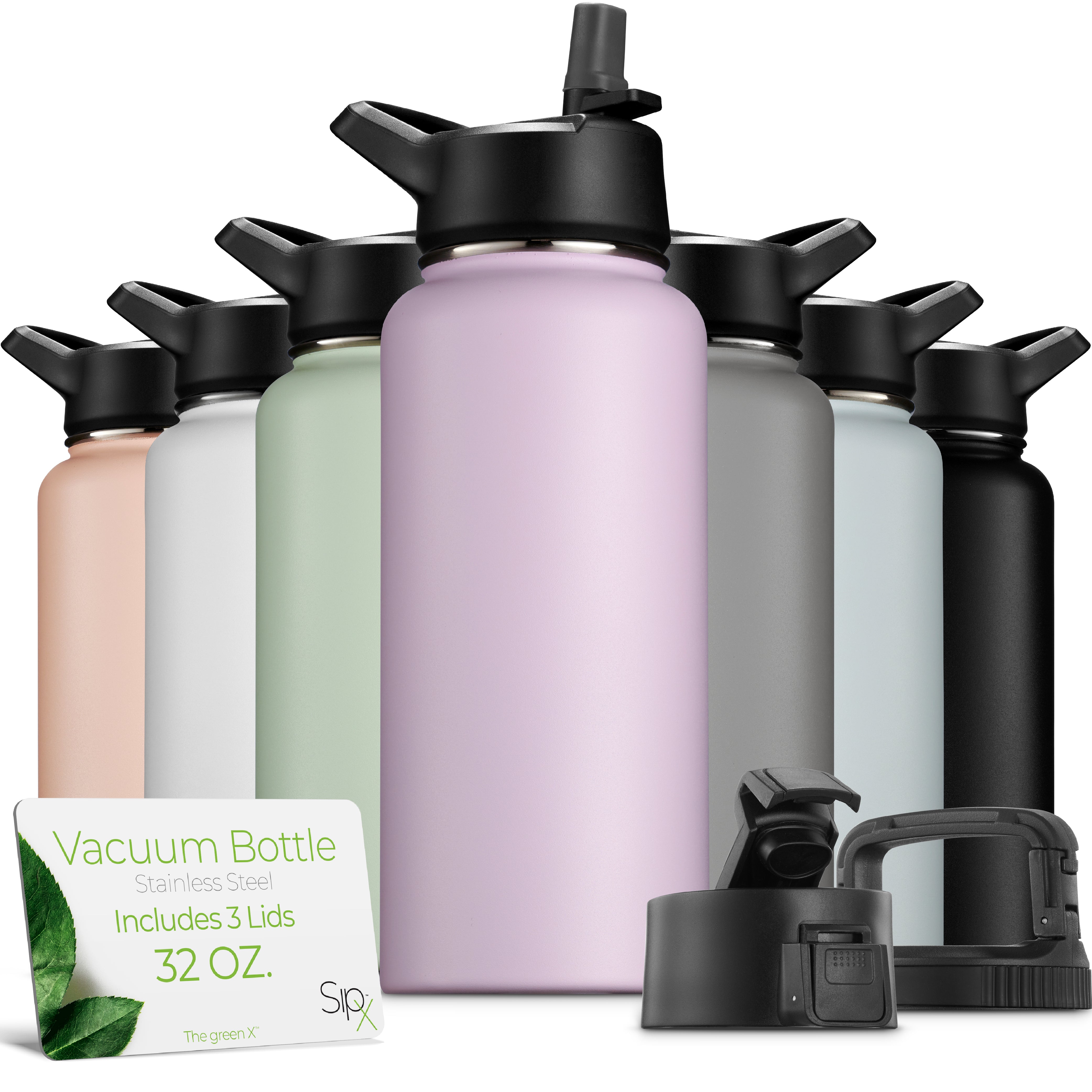 Insulated Water Bottle 32oz Pink