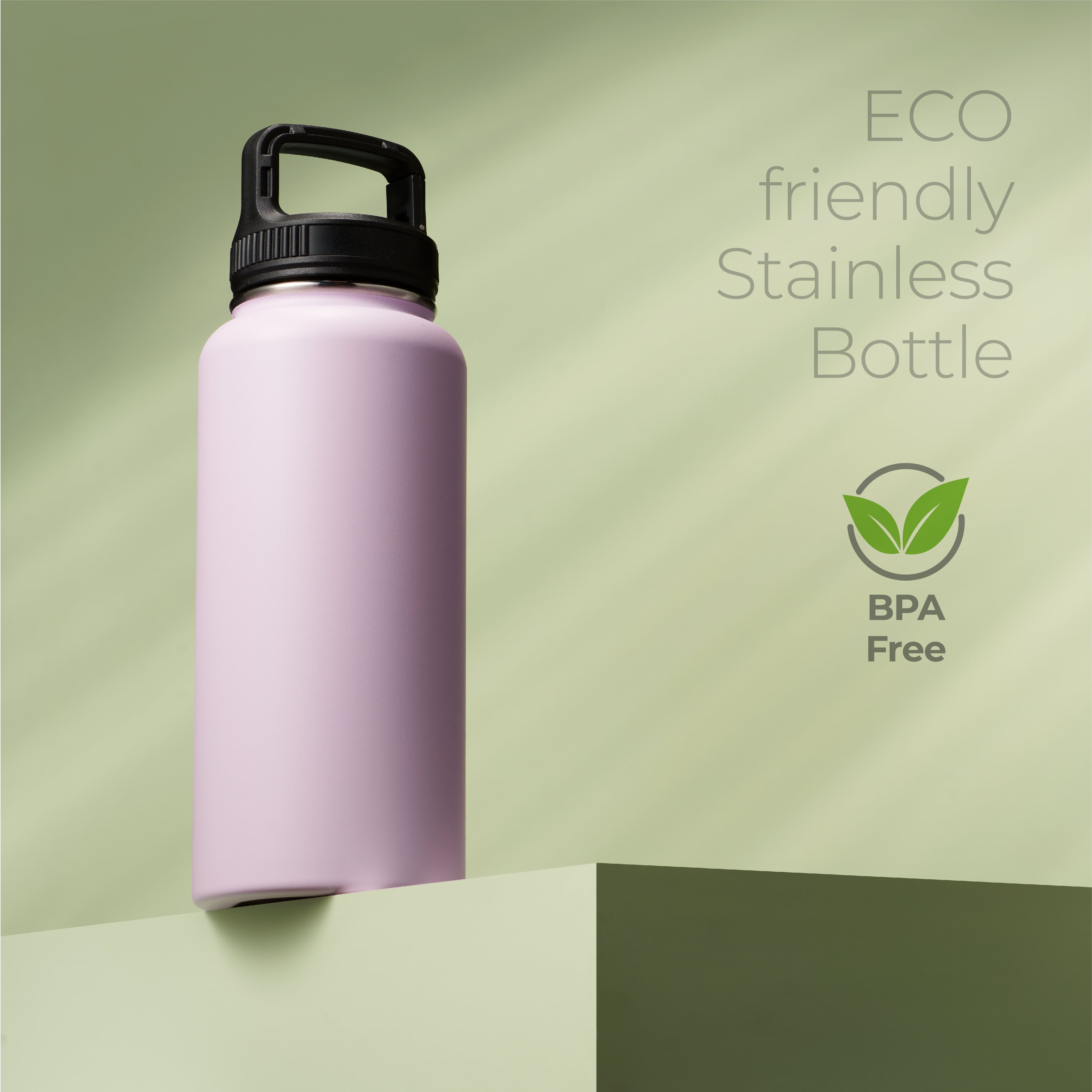 Insulated Water Bottle 32oz Pink