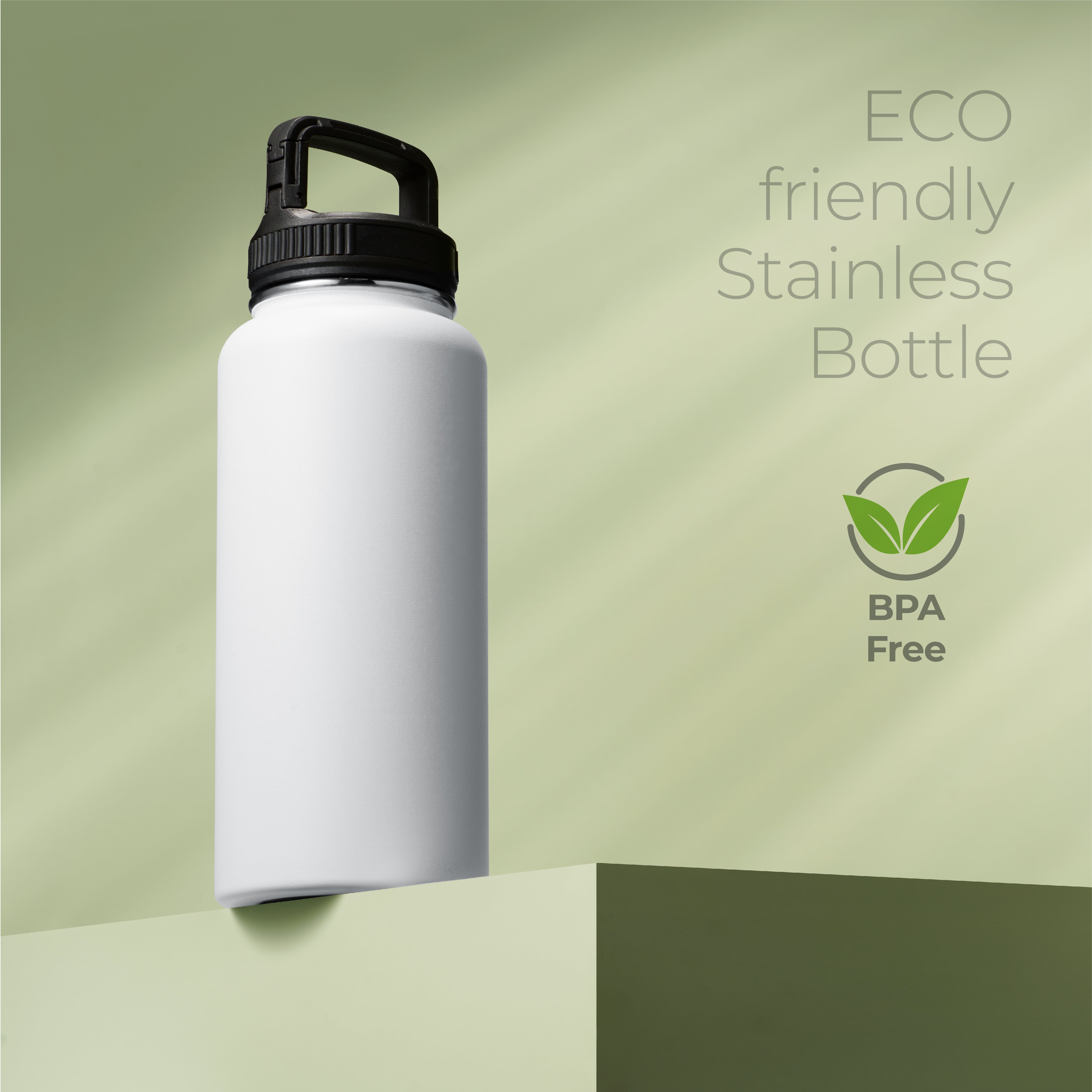 Insulated Water Bottle 32oz White