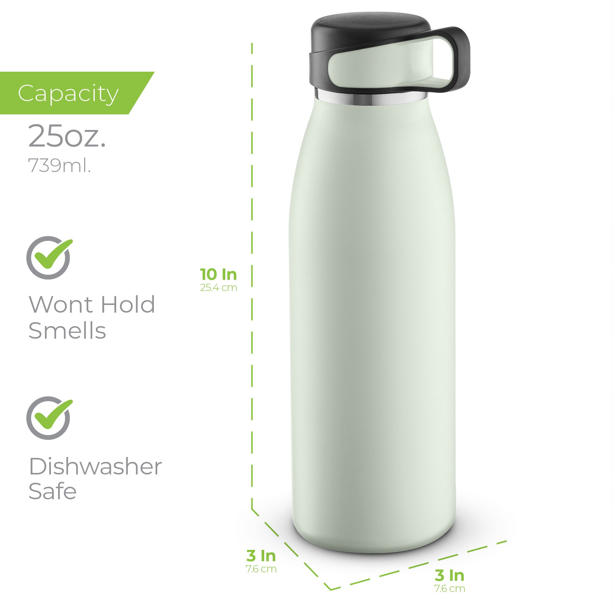 Loop Water bottle 25oz Green