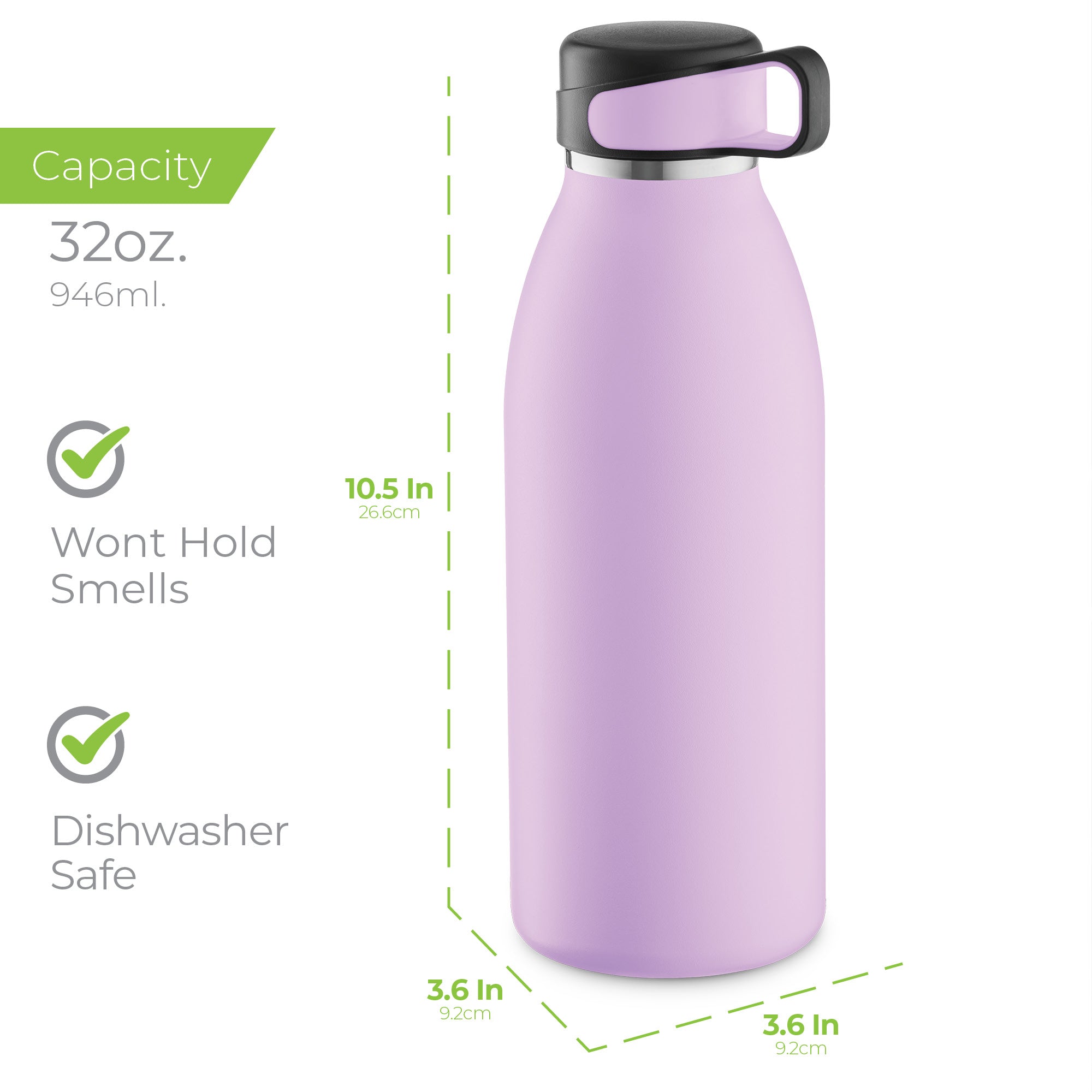 Loop Water bottle 32oz Purple