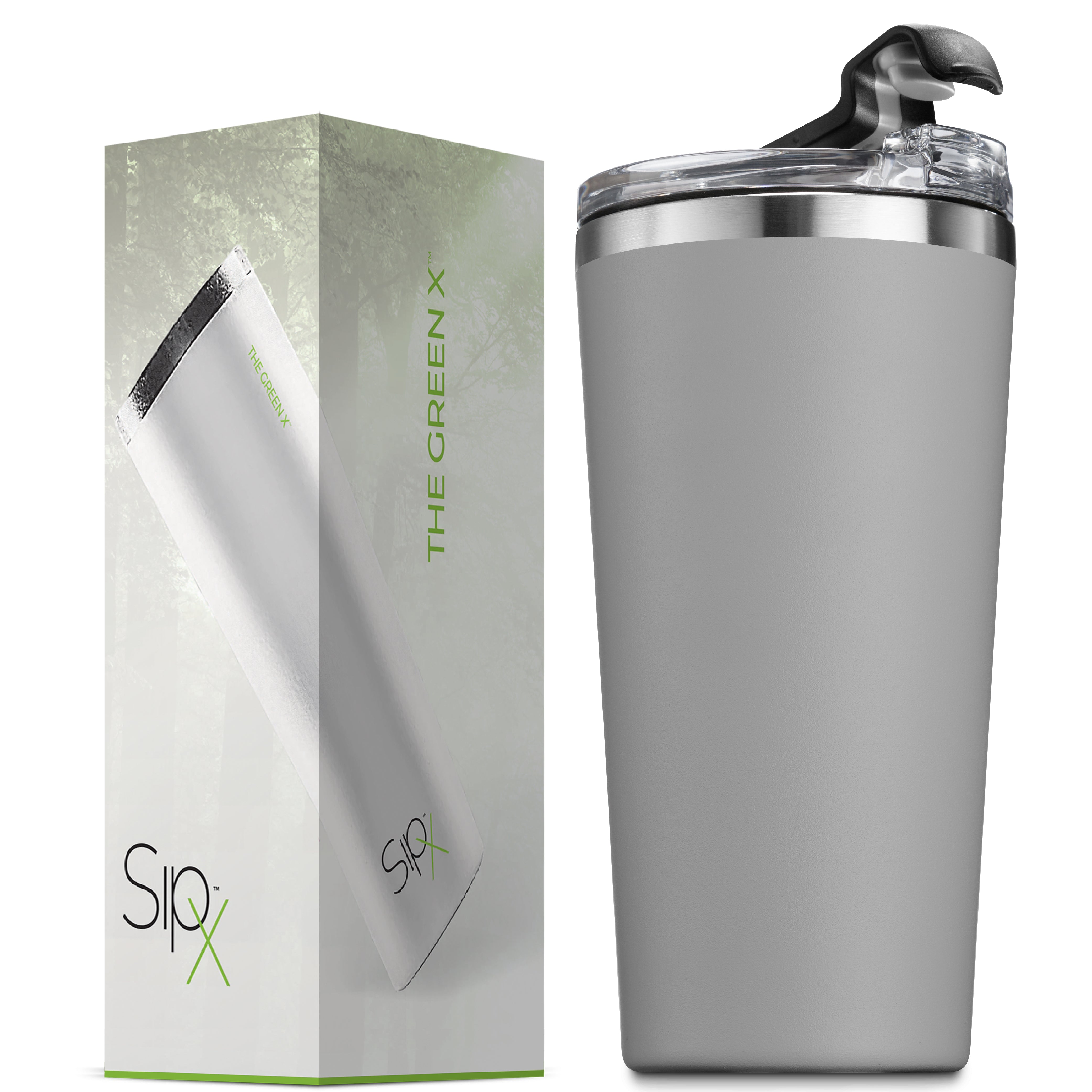 Premium Tumbler 16oz.  Gray