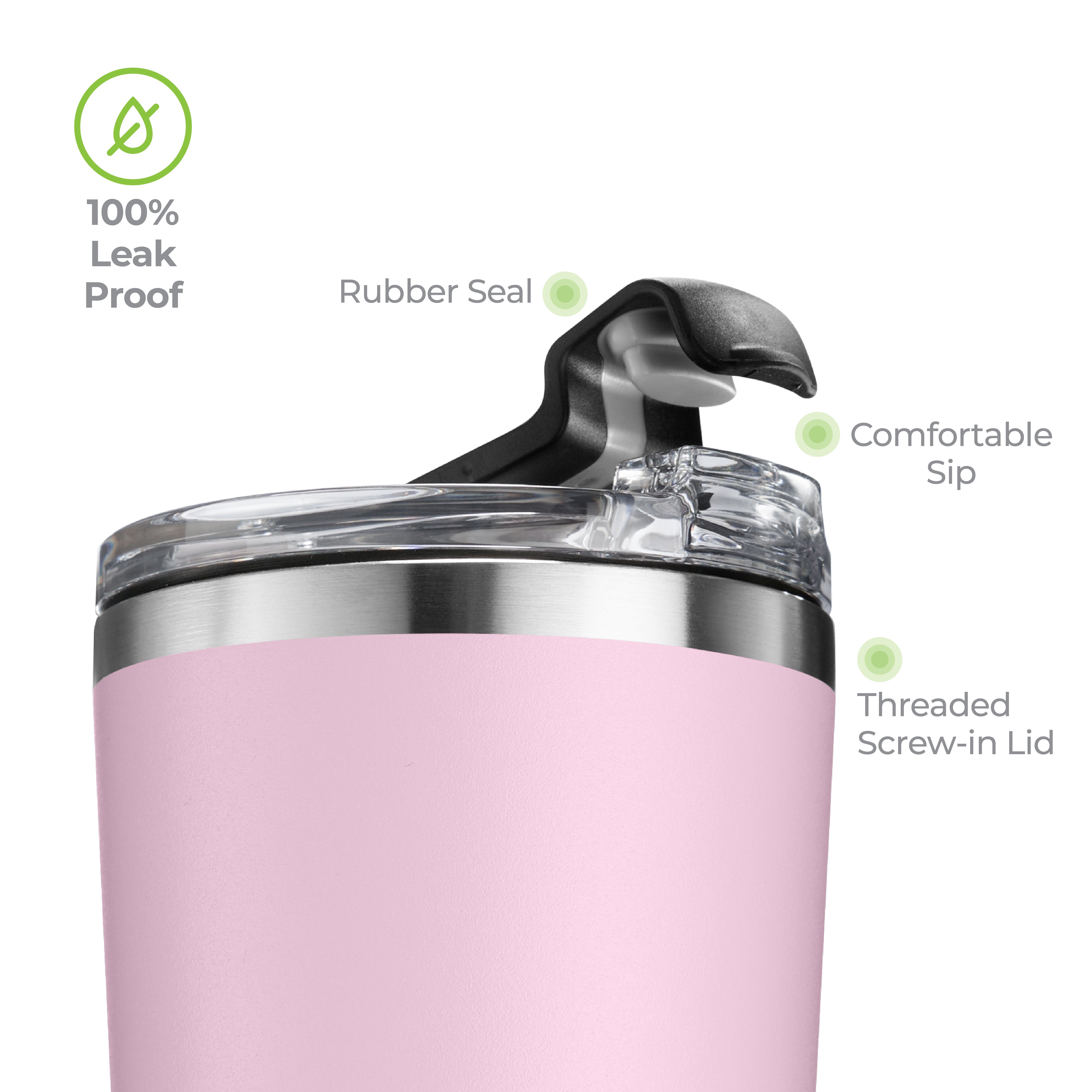 Premium Tumbler 22oz Pink