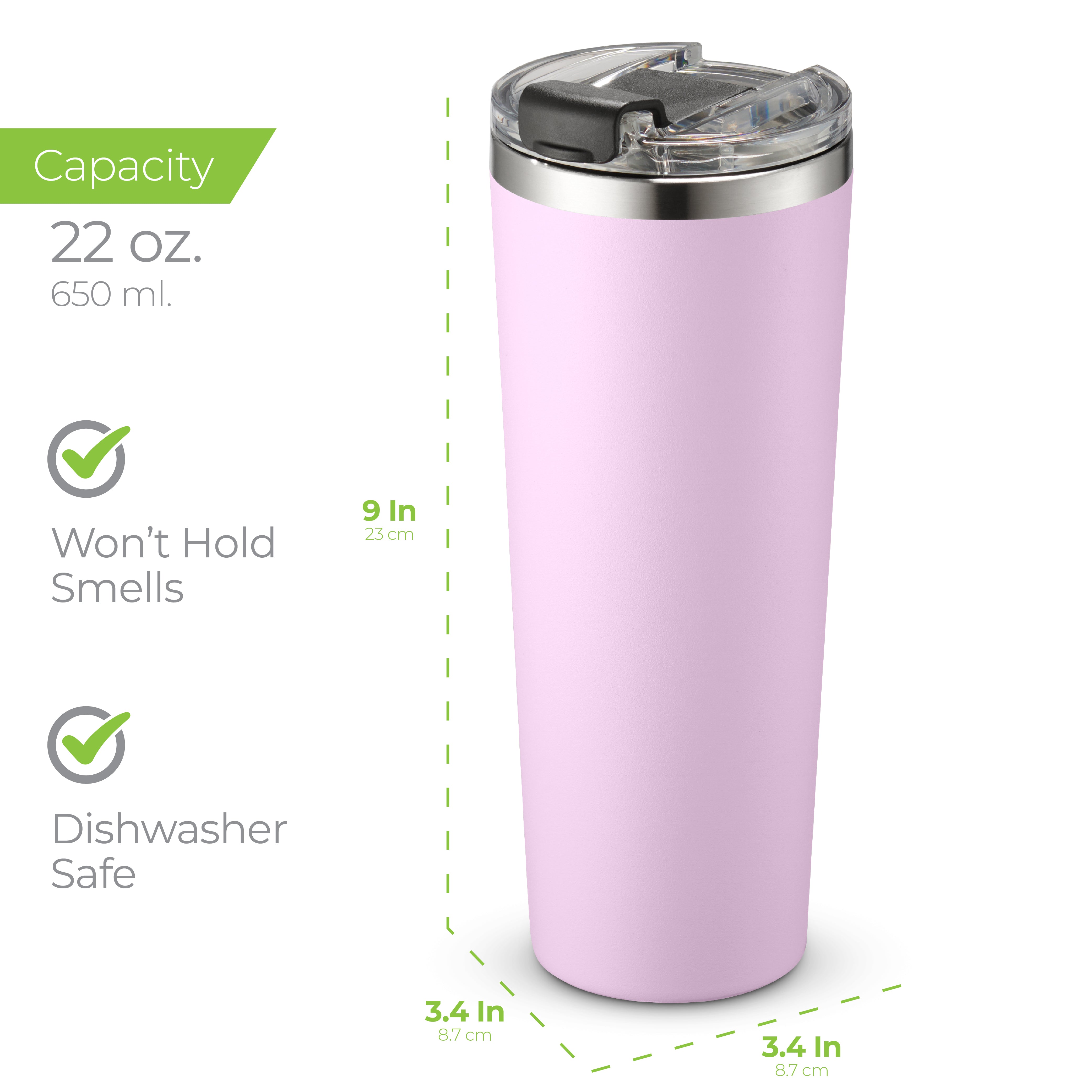 Premium Tumbler 22oz Purple