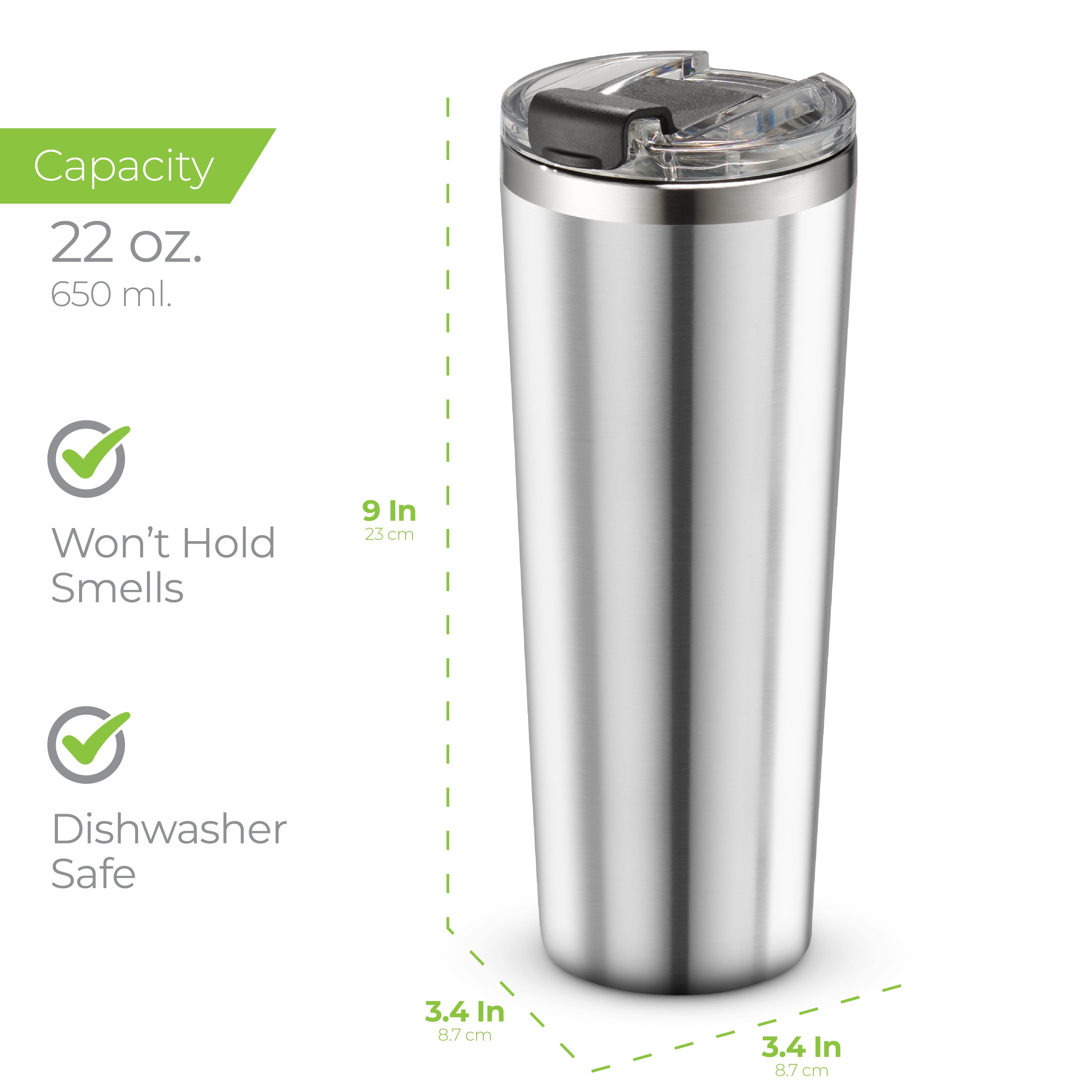 Premium Tumbler 22oz  Stainless